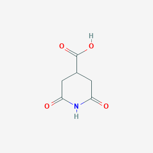 molecular formula C6H7NO4 B052468 2,6-二氧代哌啶-4-羧酸 CAS No. 6973-55-3