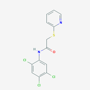 2-(2-PYRIDINYLSULFANYL)-N-(2,4,5-TRICHLOROPHENYL)ACETAMIDE