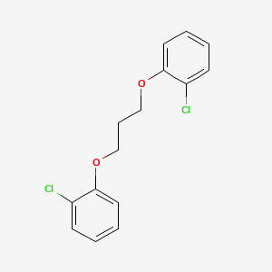 molecular formula C15H14Cl2O2 B5246880 1-Chloro-2-[3-(2-chlorophenoxy)propoxy]benzene 