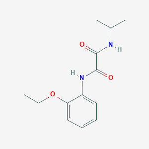 molecular formula C13H18N2O3 B5246920 N-(2-ethoxyphenyl)-N'-propan-2-yloxamide 