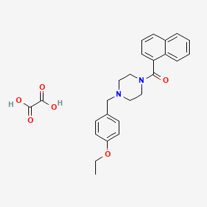 1-(4-ethoxybenzyl)-4-(1-naphthoyl)piperazine oxalate