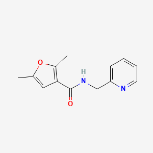 2,5-dimethyl-N-(pyridin-2-ylmethyl)furan-3-carboxamide