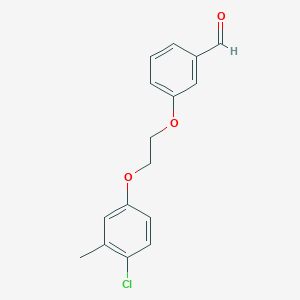 3-[2-(4-chloro-3-methylphenoxy)ethoxy]benzaldehyde