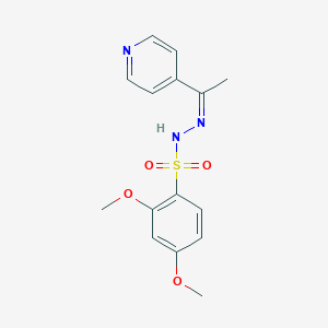 2,4-dimethoxy-N'-[1-(4-pyridinyl)ethylidene]benzenesulfonohydrazide