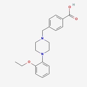 4-[[4-(2-Ethoxyphenyl)piperazin-1-yl]methyl]benzoic acid