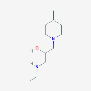 1-(ethylamino)-3-(4-methylpiperidin-1-yl)propan-2-ol