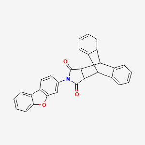 17-dibenzo[b,d]furan-3-yl-17-azapentacyclo[6.6.5.0~2,7~.0~9,14~.0~15,19~]nonadeca-2,4,6,9,11,13-hexaene-16,18-dione