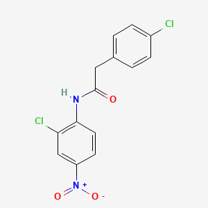 N-(2-chloro-4-nitrophenyl)-2-(4-chlorophenyl)acetamide