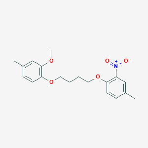 2-methoxy-4-methyl-1-[4-(4-methyl-2-nitrophenoxy)butoxy]benzene