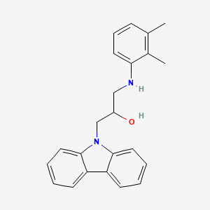 molecular formula C23H24N2O B5247681 1-(9H-carbazol-9-yl)-3-[(2,3-dimethylphenyl)amino]propan-2-ol CAS No. 314042-70-1