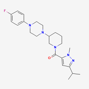 1-(4-fluorophenyl)-4-{1-[(3-isopropyl-1-methyl-1H-pyrazol-5-yl)carbonyl]-3-piperidinyl}piperazine