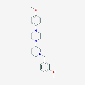 1-[1-(3-methoxybenzyl)-3-piperidinyl]-4-(4-methoxyphenyl)piperazine