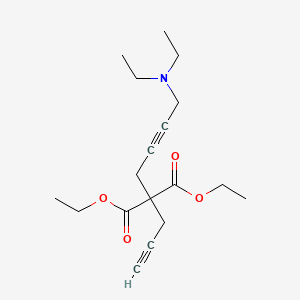 diethyl [4-(diethylamino)-2-butyn-1-yl](2-propyn-1-yl)malonate