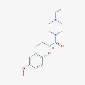 1-(4-Ethylpiperazin-1-yl)-2-(4-methoxyphenoxy)butan-1-one