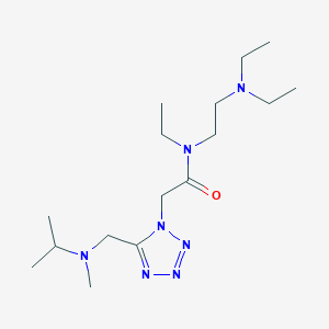 N-[2-(diethylamino)ethyl]-N-ethyl-2-(5-{[isopropyl(methyl)amino]methyl}-1H-tetrazol-1-yl)acetamide