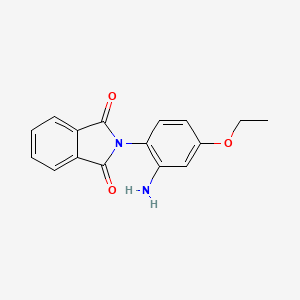 molecular formula C16H14N2O3 B5247993 2-(2-Amino-4-ethoxyphenyl)isoindole-1,3-dione CAS No. 331659-12-2