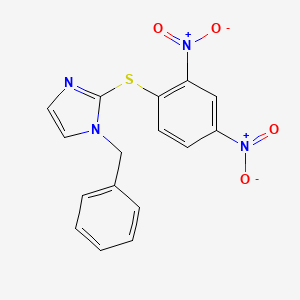 1-benzyl-2-[(2,4-dinitrophenyl)thio]-1H-imidazole