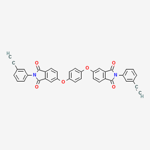 2-(3-Ethynylphenyl)-5-[4-[2-(3-ethynylphenyl)-1,3-dioxoisoindol-5-yl]oxyphenoxy]isoindole-1,3-dione