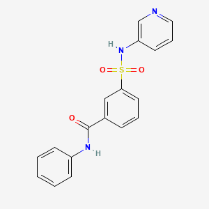 N-phenyl-3-(pyridin-3-ylsulfamoyl)benzamide