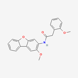 N-(2-methoxydibenzo[b,d]furan-3-yl)-2-(2-methoxyphenyl)acetamide