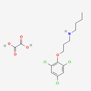 oxalic acid;N-[3-(2,4,6-trichlorophenoxy)propyl]butan-1-amine