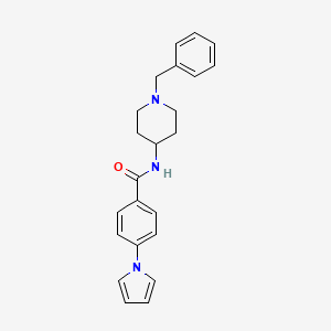 N-(1-benzylpiperidin-4-yl)-4-(1H-pyrrol-1-yl)benzamide