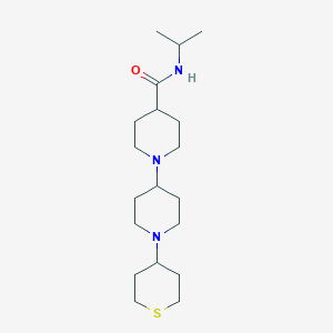 N-propan-2-yl-1-[1-(thian-4-yl)piperidin-4-yl]piperidine-4-carboxamide