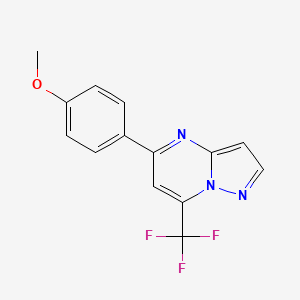 5-(4-methoxyphenyl)-7-(trifluoromethyl)pyrazolo[1,5-a]pyrimidine