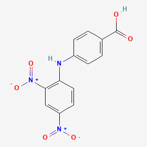 molecular formula C13H9N3O6 B5248670 4-[(2,4-dinitrophenyl)amino]benzoic acid CAS No. 7221-23-0