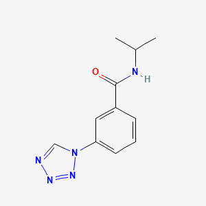 molecular formula C11H13N5O B5248682 N-(propan-2-yl)-3-(1H-tetrazol-1-yl)benzamide 