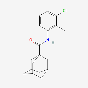 molecular formula C18H22ClNO B5248781 N-(3-chloro-2-methylphenyl)adamantane-1-carboxamide 