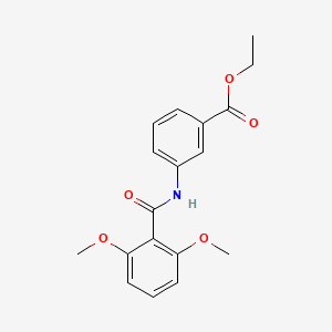 ethyl 3-[(2,6-dimethoxybenzoyl)amino]benzoate