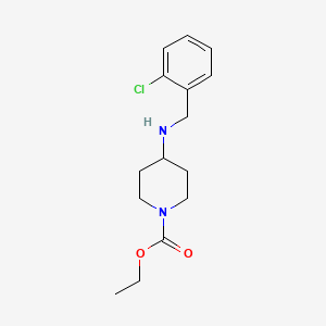 Ethyl 4-[(2-chlorophenyl)methylamino]piperidine-1-carboxylate