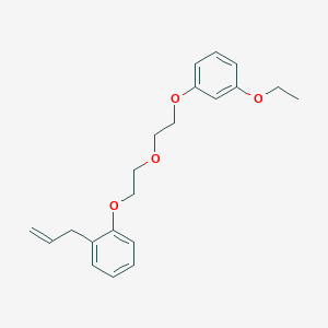 1-Ethoxy-3-[2-[2-(2-prop-2-enylphenoxy)ethoxy]ethoxy]benzene