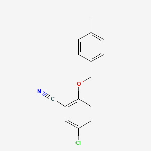 5-chloro-2-[(4-methylbenzyl)oxy]benzonitrile