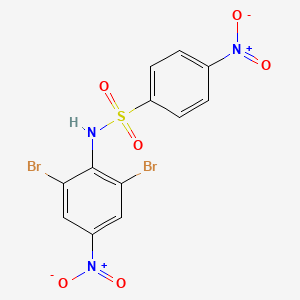 N-(2,6-dibromo-4-nitrophenyl)-4-nitrobenzenesulfonamide