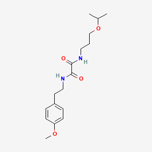 N-(3-isopropoxypropyl)-N'-[2-(4-methoxyphenyl)ethyl]ethanediamide