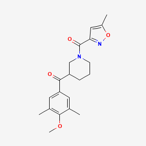 (4-methoxy-3,5-dimethylphenyl){1-[(5-methyl-3-isoxazolyl)carbonyl]-3-piperidinyl}methanone