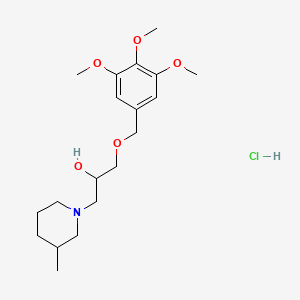 1-(3-methyl-1-piperidinyl)-3-[(3,4,5-trimethoxybenzyl)oxy]-2-propanol hydrochloride