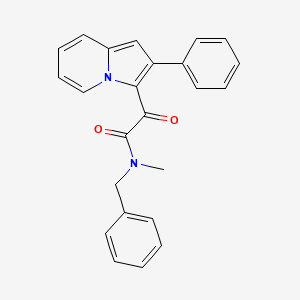 N-benzyl-N-methyl-2-oxo-2-(2-phenylindolizin-3-yl)acetamide