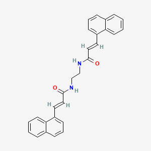 N,N'-1,2-ethanediylbis[3-(1-naphthyl)acrylamide]