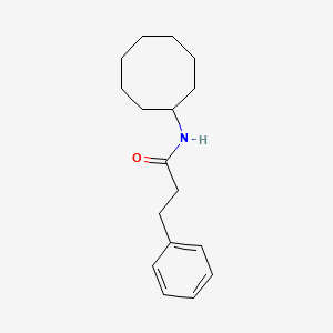 N-cyclooctyl-3-phenylpropanamide