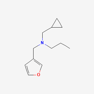 (cyclopropylmethyl)(3-furylmethyl)propylamine