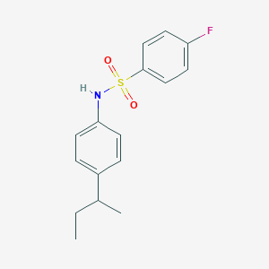 molecular formula C16H18FNO2S B5249692 N-(4-sec-butylphenyl)-4-fluorobenzenesulfonamide 