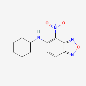 N-cyclohexyl-4-nitro-2,1,3-benzoxadiazol-5-amine