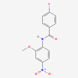 4-fluoro-N-(2-methoxy-4-nitrophenyl)benzamide