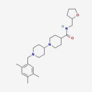 molecular formula C26H41N3O2 B5249861 N-(tetrahydro-2-furanylmethyl)-1'-(2,4,5-trimethylbenzyl)-1,4'-bipiperidine-4-carboxamide 