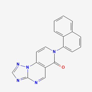 7-(1-naphthyl)pyrido[3,4-e][1,2,4]triazolo[1,5-a]pyrimidin-6(7H)-one