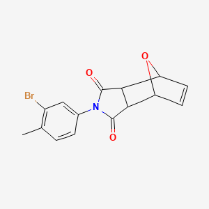 2-(3-Bromo-4-methylphenyl)-3a,4,7,7a-tetrahydro-4,7-epoxyisoindole-1,3-dione