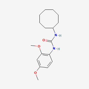 molecular formula C17H26N2O3 B5250028 N-cyclooctyl-N'-(2,4-dimethoxyphenyl)urea 